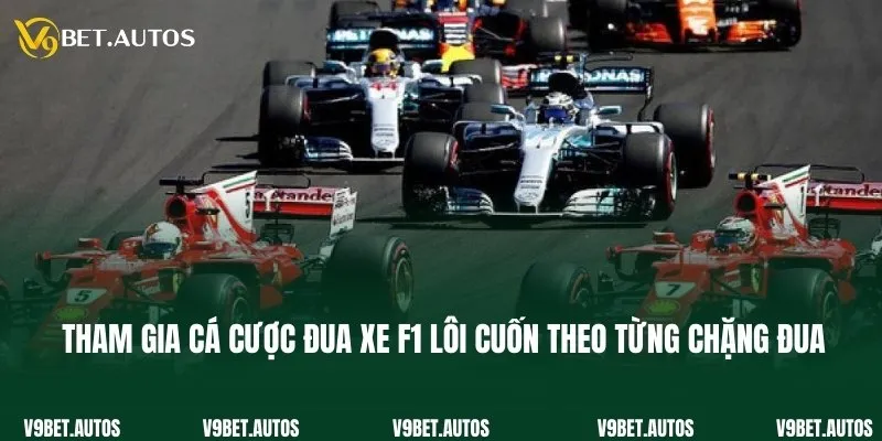 Tham gia cá cược đua xe F1 lôi cuốn theo từng chặng đua 